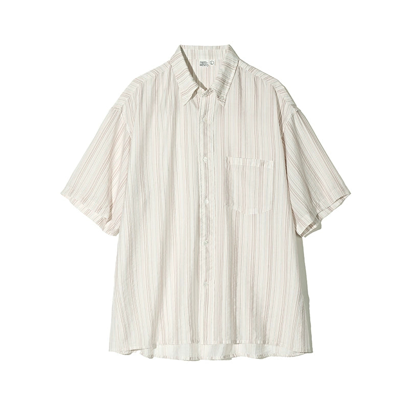 PARTIMENTO Small Fresh Japanese Striped Tee