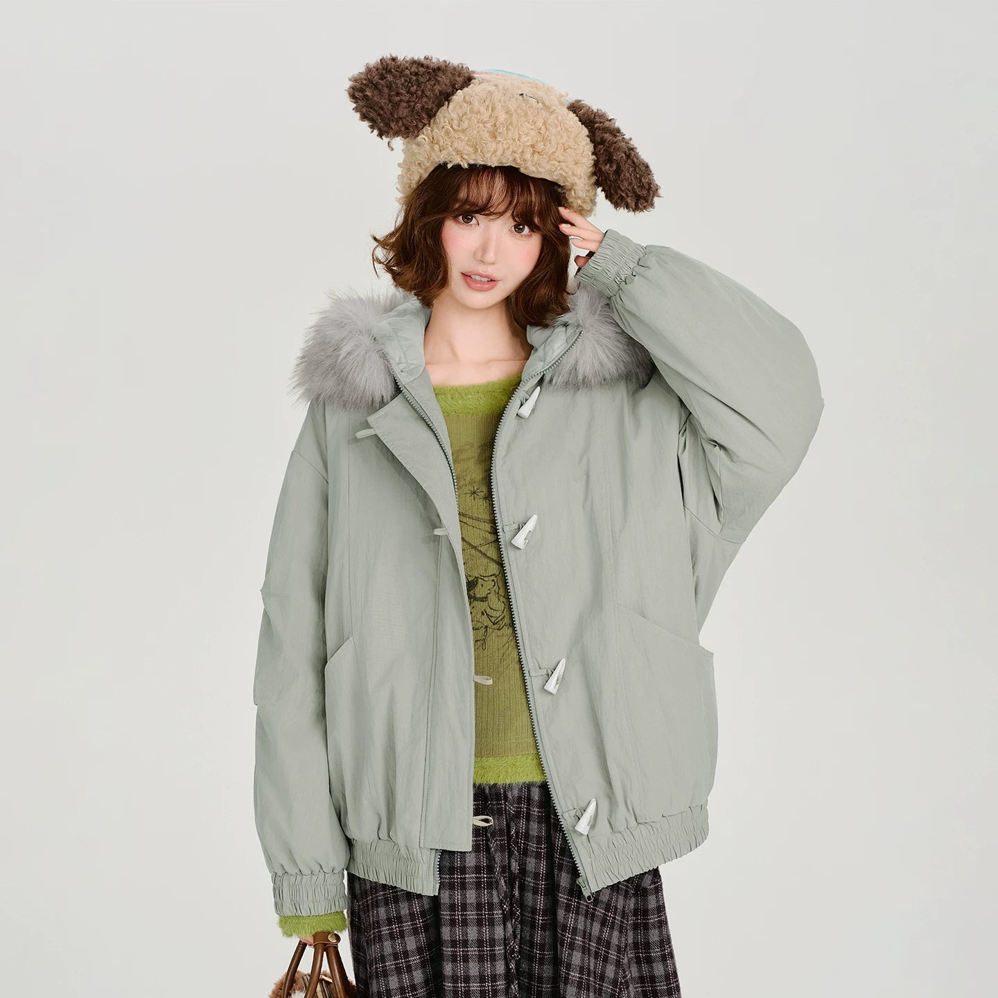 Girlyhalo Versatile Padded Thick Jacket