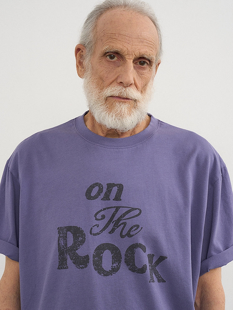 PARTIMENTO Washed and Used English Printing Tee