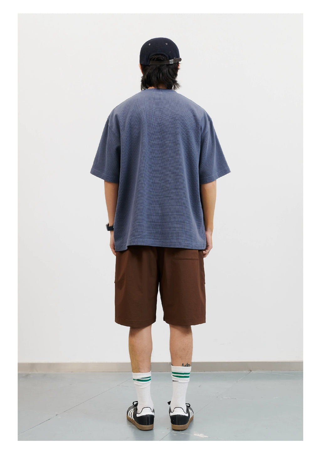 NUMBERSALT Waffle Versatile Casual Tee