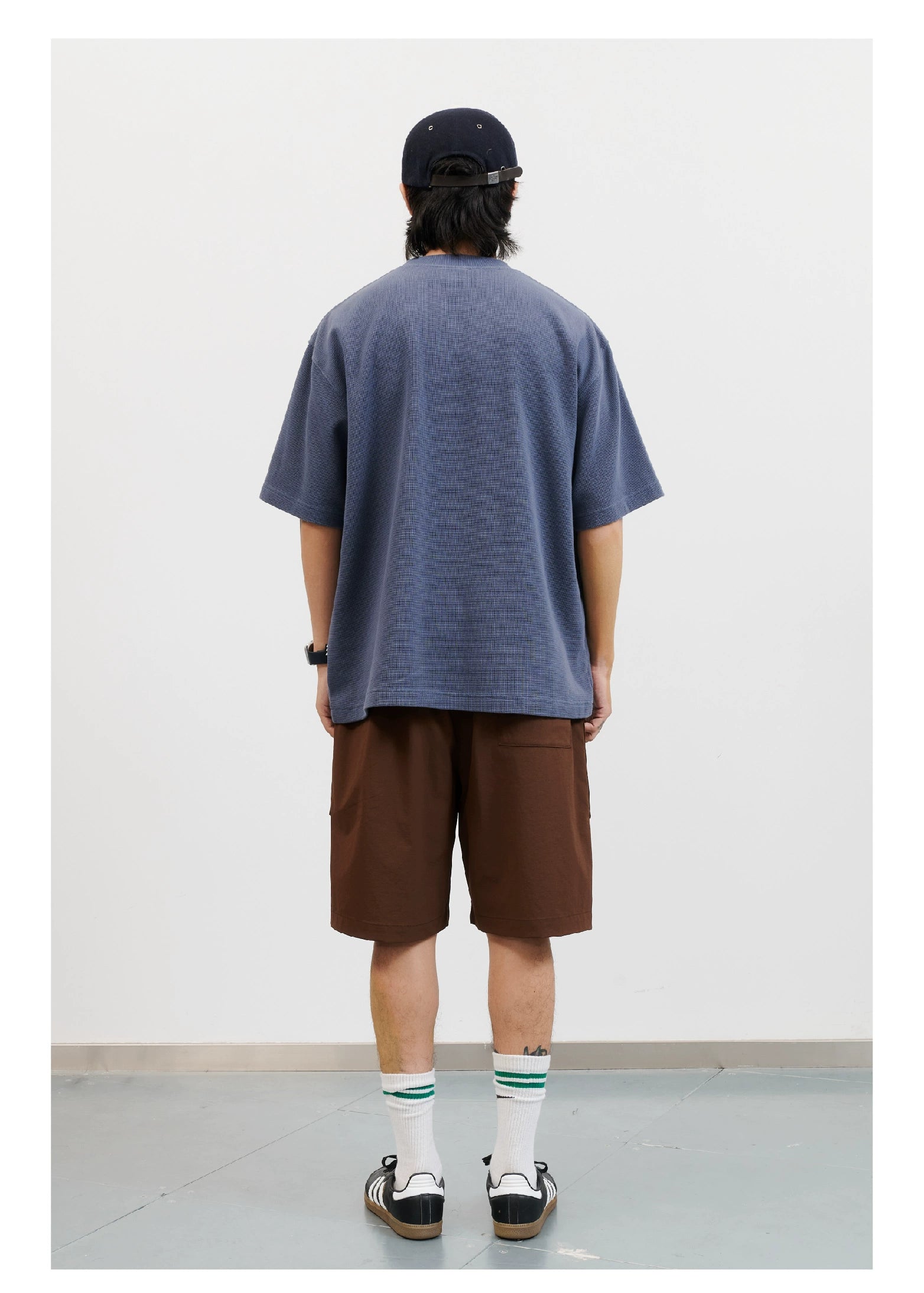 NUMBERSALT Waffle Versatile Casual Tee