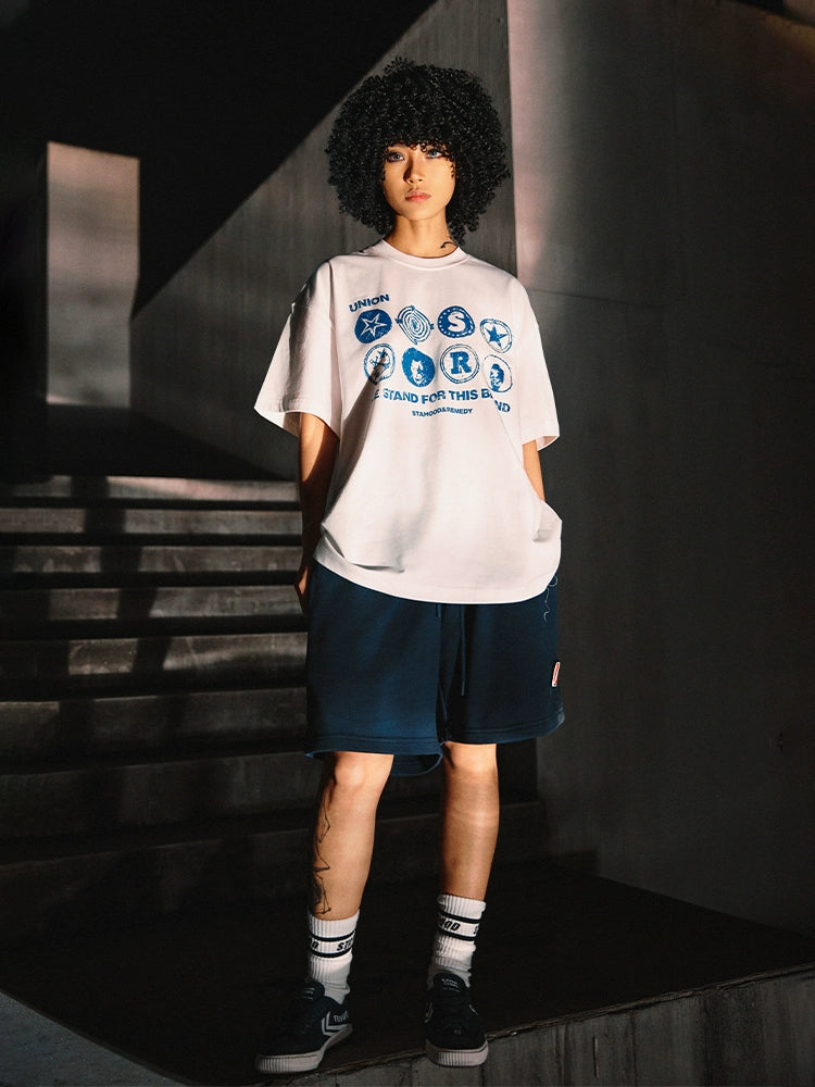 STA X RMD Military Badge Loose Tee