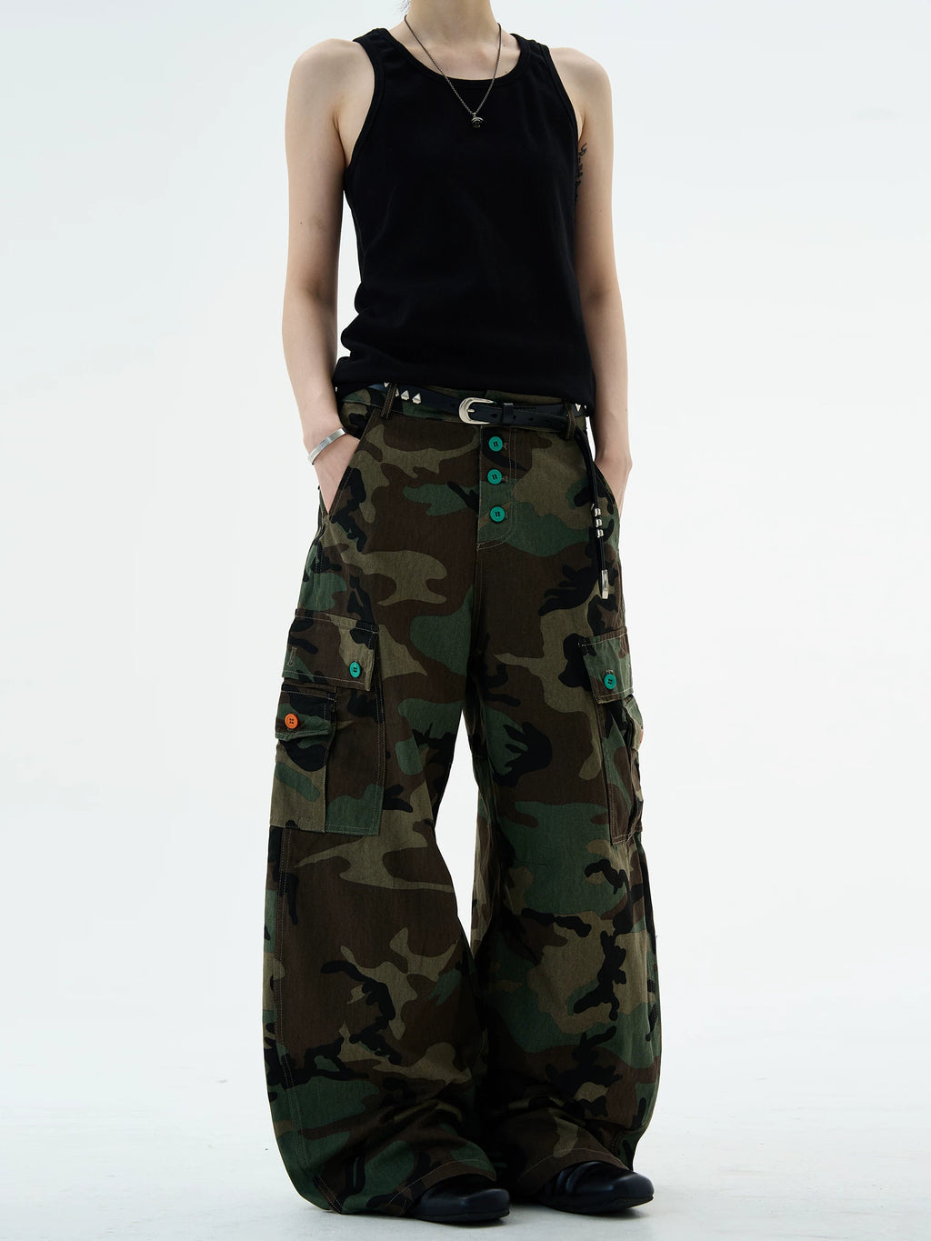 MADWITCH Camouflage Scimitar Tooling Slacks