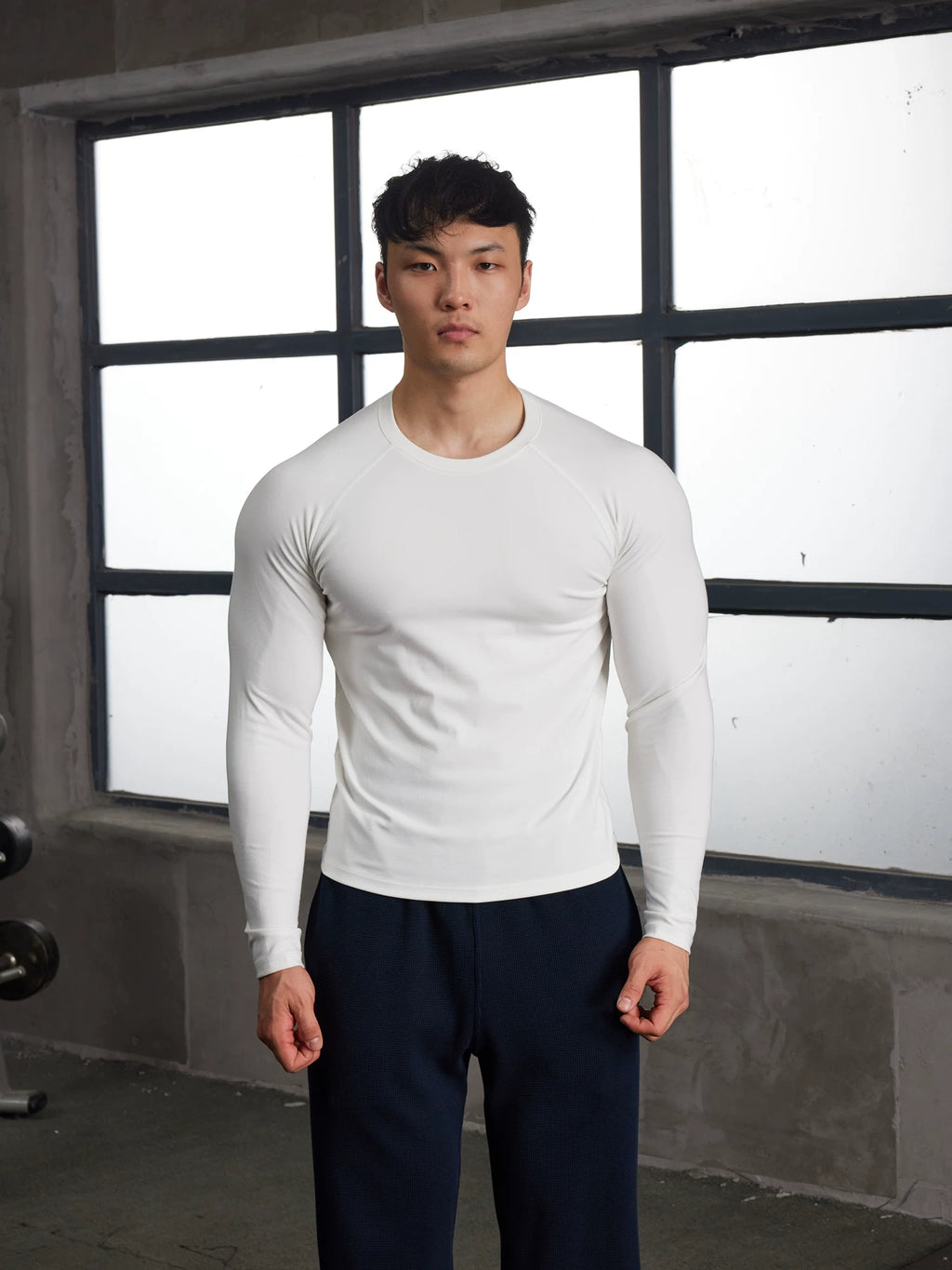 AFTERGLOW Skin-friendly Base Casual Warm Slim Long Sleeves