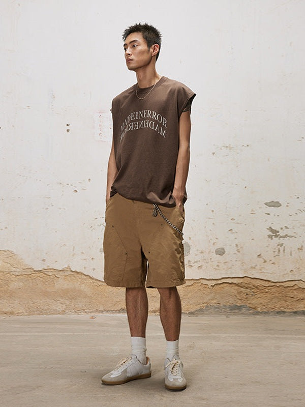 UNF x MD3R knee leaven wash tooling shorts