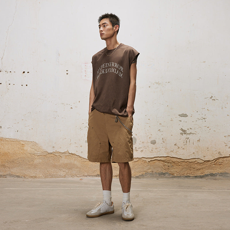 UNF x MD3R knee leaven wash tooling shorts