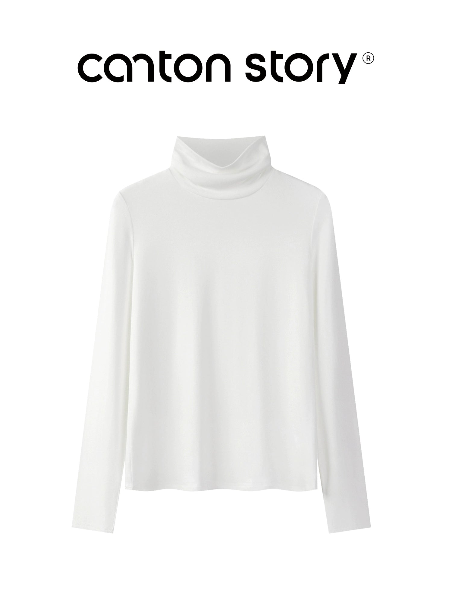 Cantonstory Shoulder Casual Versatile Bottom Shirt