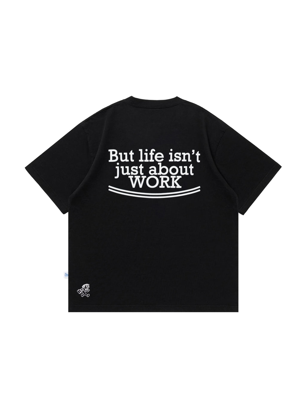 BENT IDEA Letter Print Casual Breathable Tee