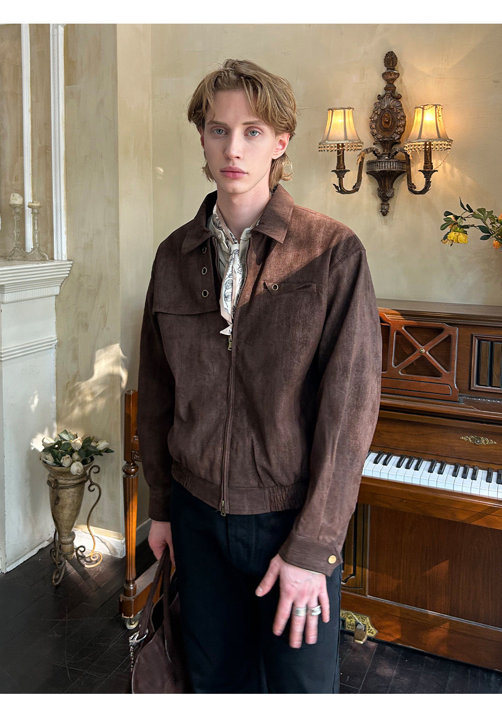 EME Slack Vintage Lapel Jacket