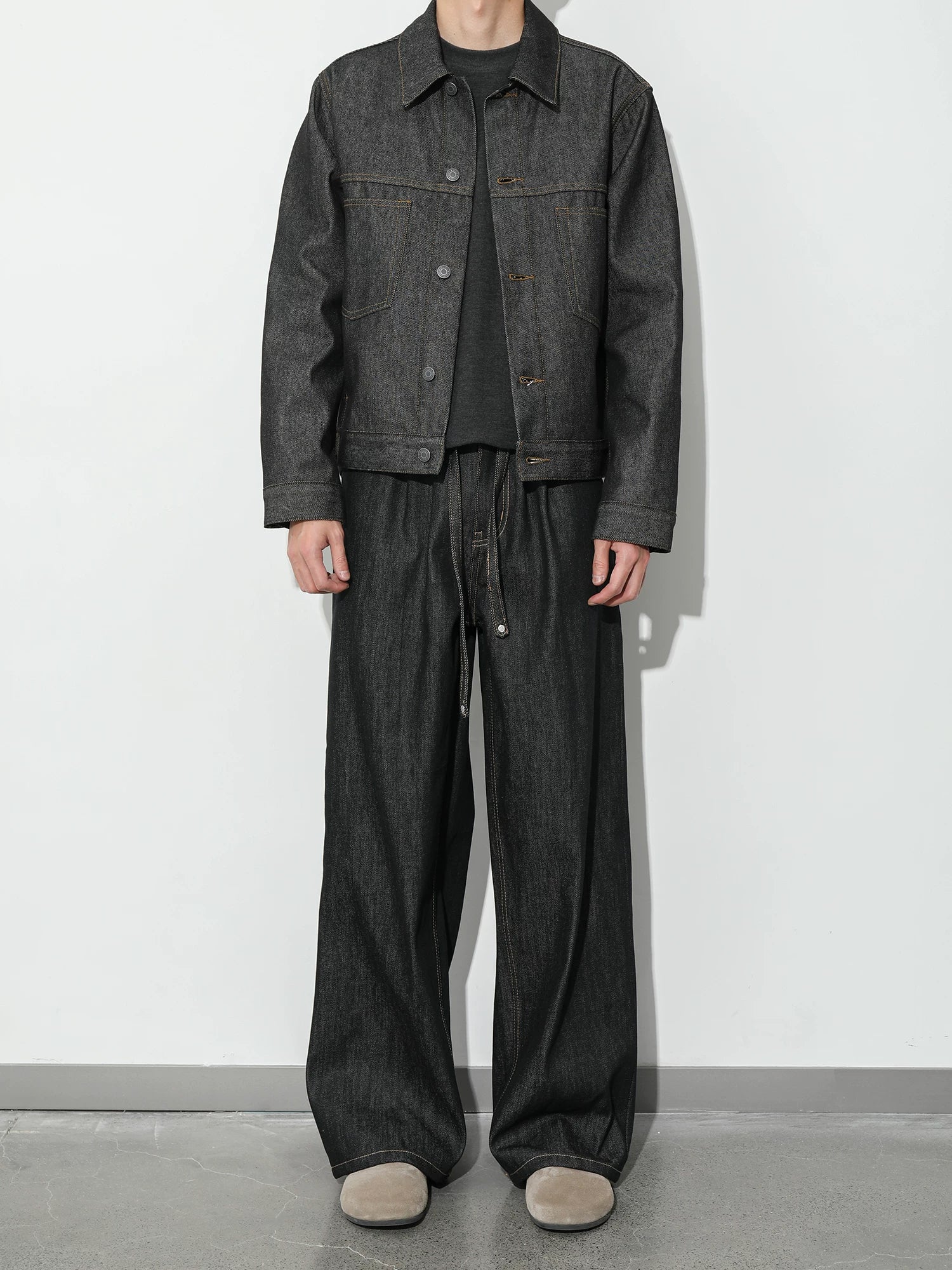 Plus No Logo Slim-fit Cinched-waist Notch Lapel Jacket