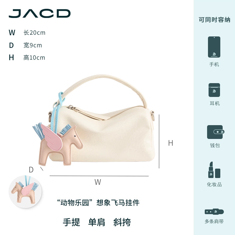 JACD Crossbody Premium Pillow Bag Portable Boston Bag