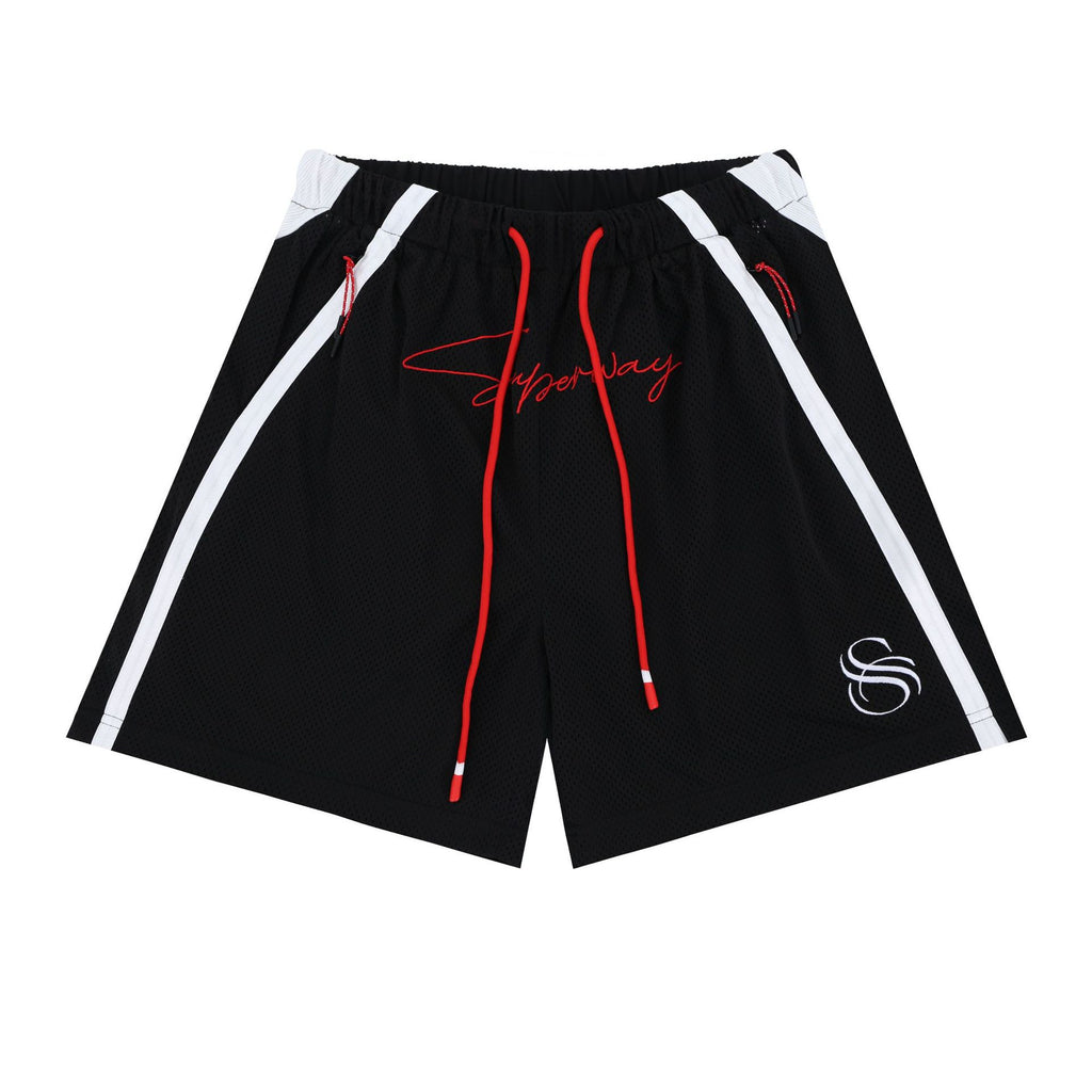 SUPER WAY Contrasting Color Splicing Casual Sweatpants