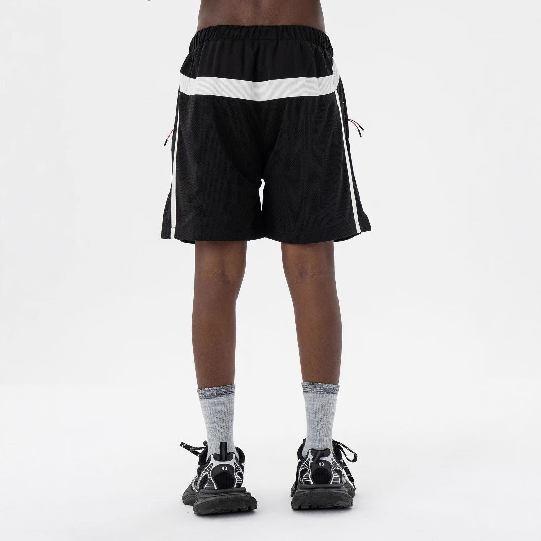 SUPER WAY Contrasting Color Splicing Casual Sweatpants