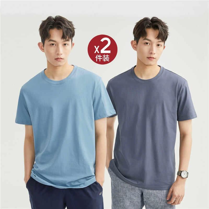 Giordano Knitted Cotton Round Neck Tee