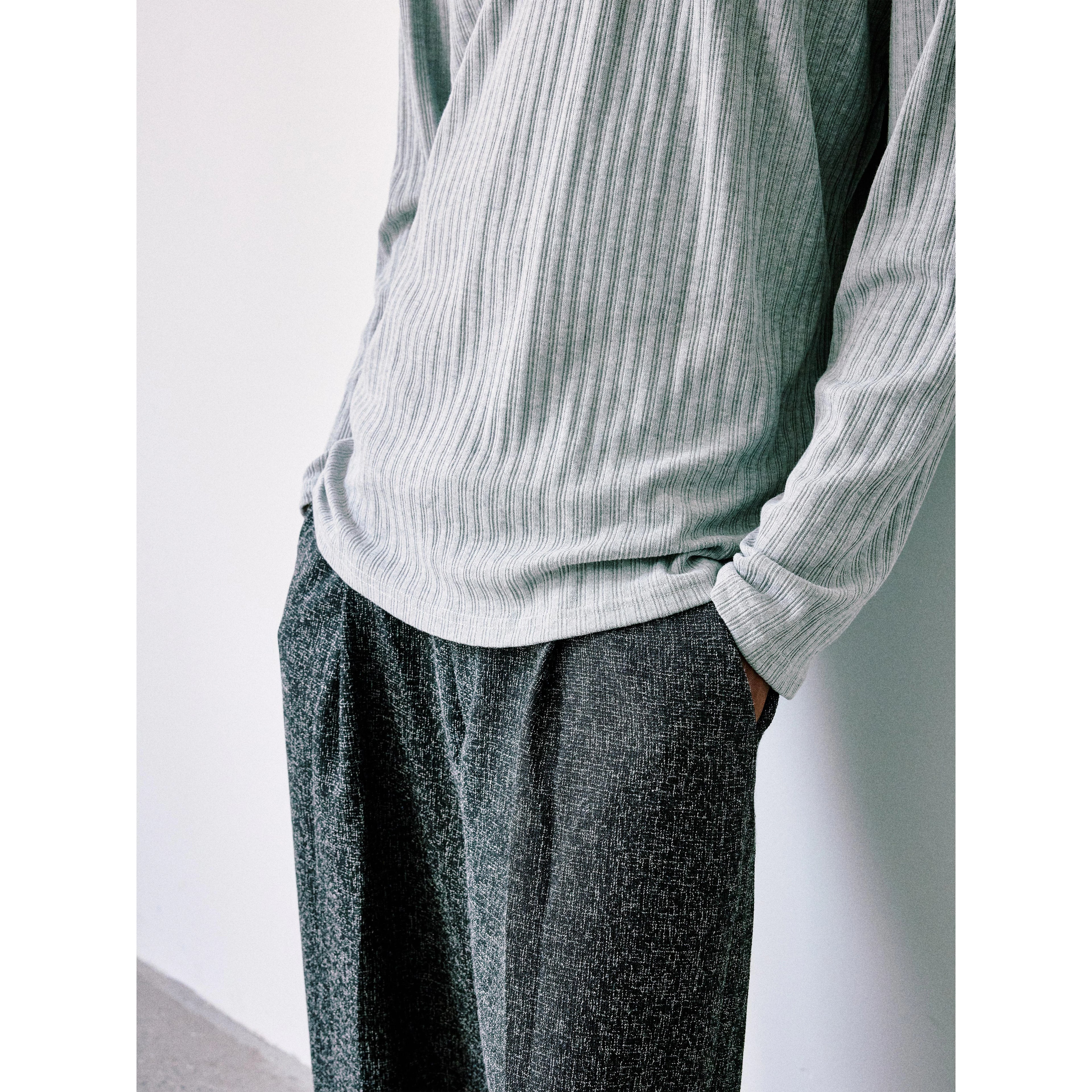 Anniehall Loose Anti-Wrinkle Drape Trousers