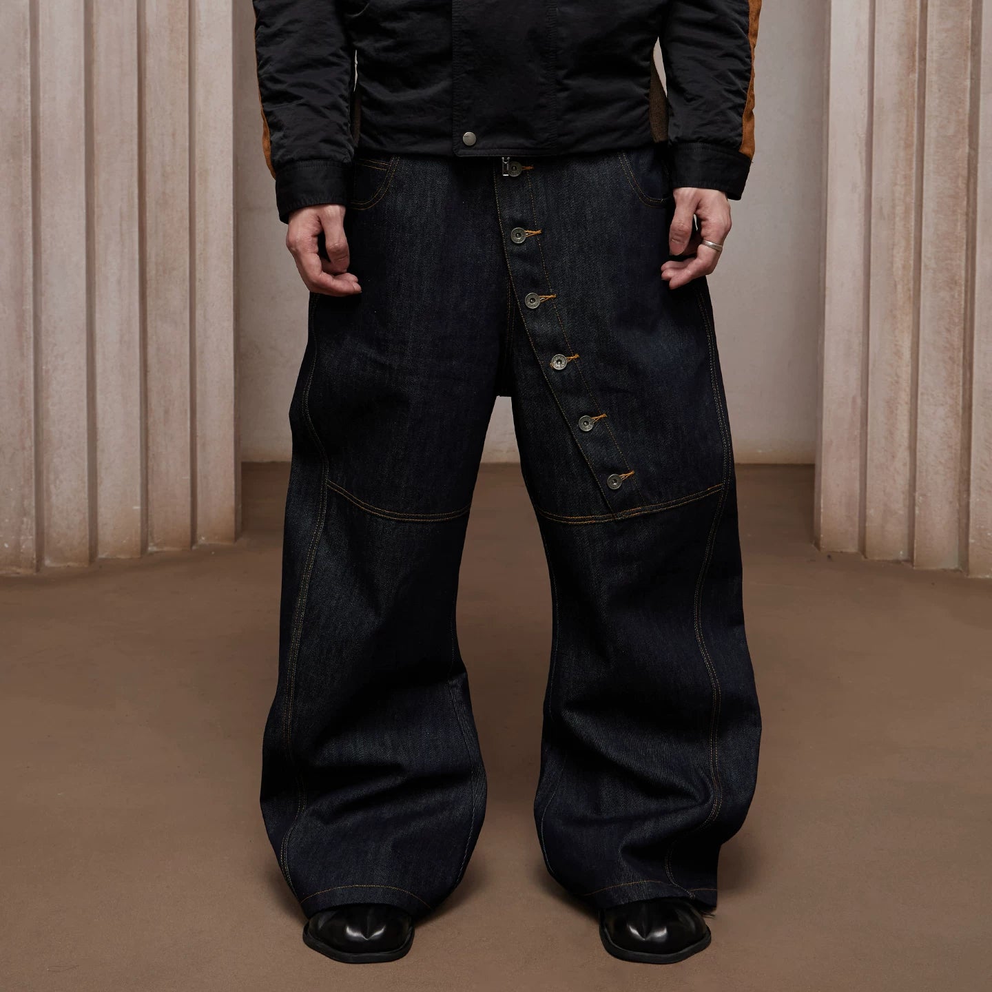 DND4DES Retro Long-breasted Scimitar Jeans