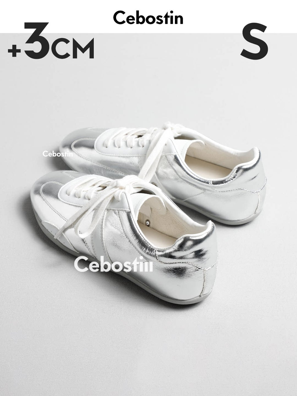 Cebostin Retro Inner Heightening Casual Shoes