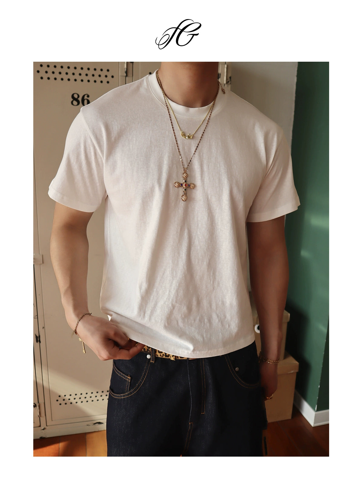 InsGale Plain Basic Semi-transparent Quick-drying Bamboo Tee