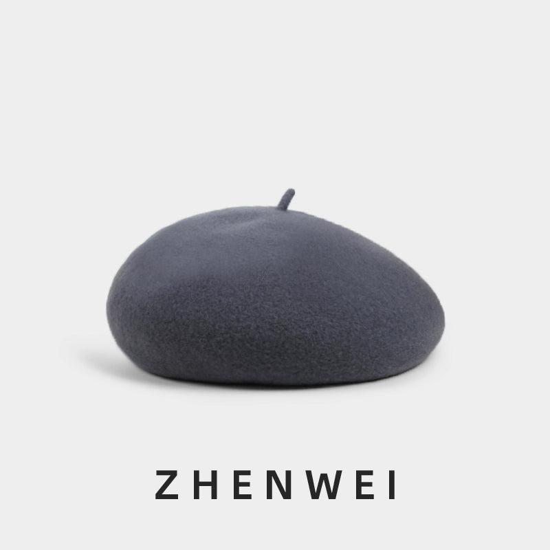 ZHENWEI Premium Full Wool Beret