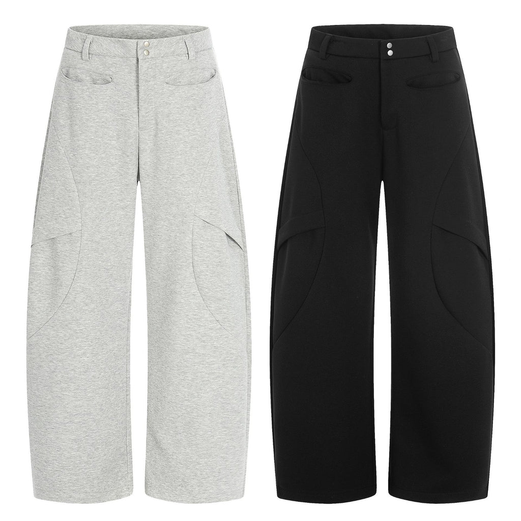 11KN retro wide-leg casual pants