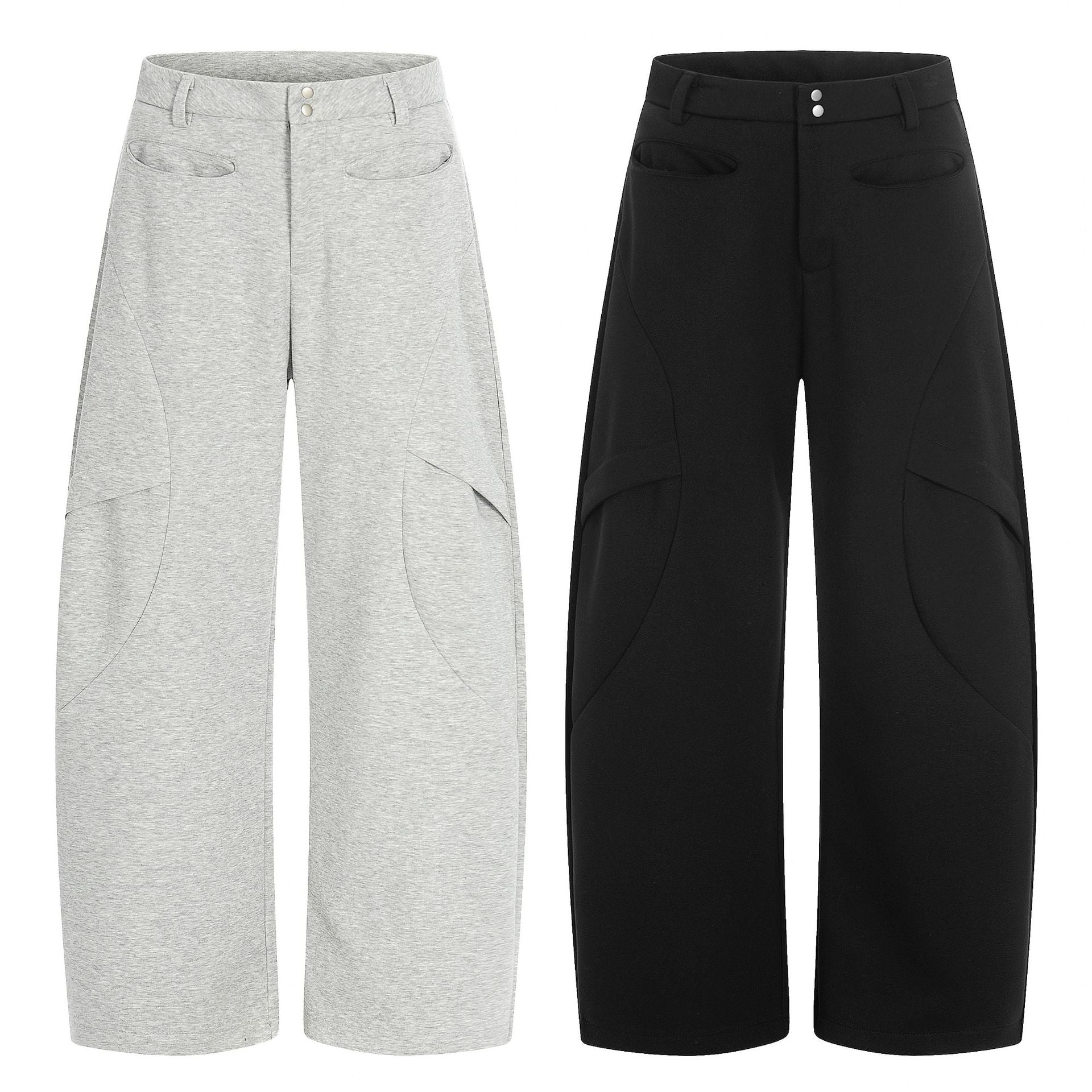 11KN retro wide-leg casual pants