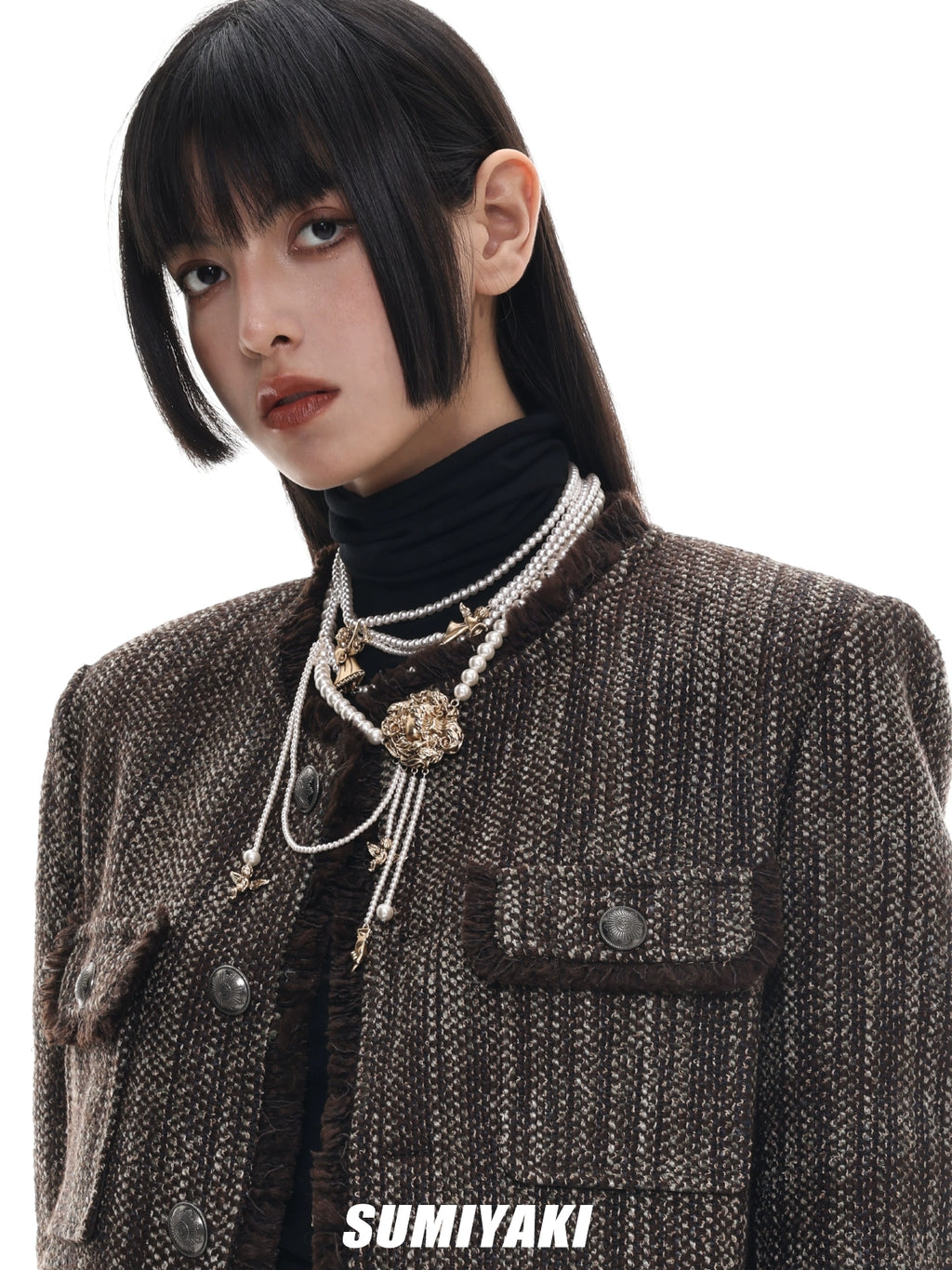 SUMIYAKI Pearl Niche Versatile Necklace