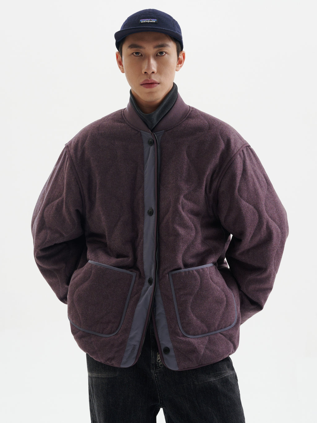 BUTTBILL Japanese woolen 3m Shirley quilting cotton rhombus graphene Jacket