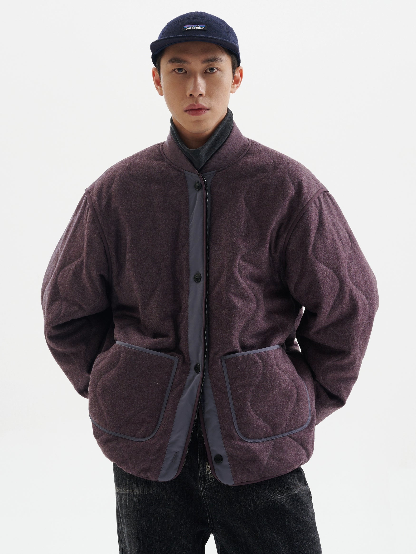 BUTTBILL Japanese woolen 3m Shirley quilting cotton rhombus graphene Jacket