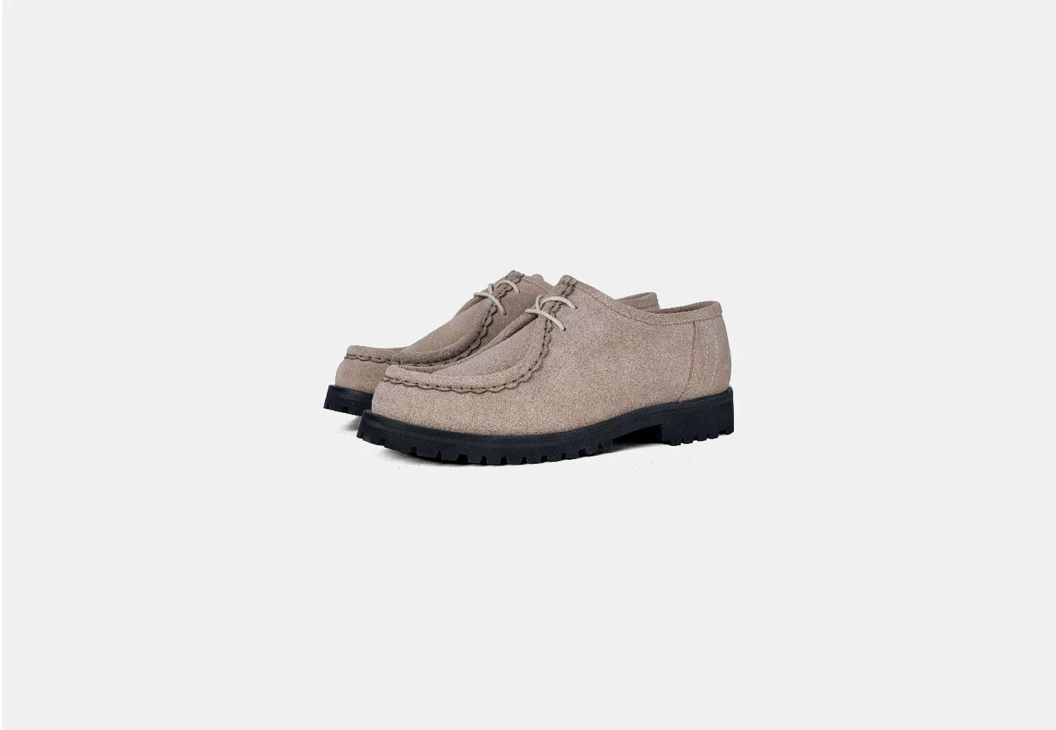 TERRAKOO Vintage Round Head Platform Leather Kangaroo Shoes