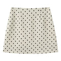 Cantonstory Polka Dot Slim Fit High Waist Skirt