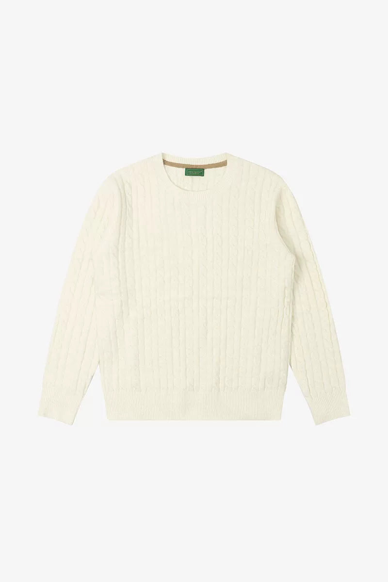 No Logo Casualknitting Crew Neck Sweater