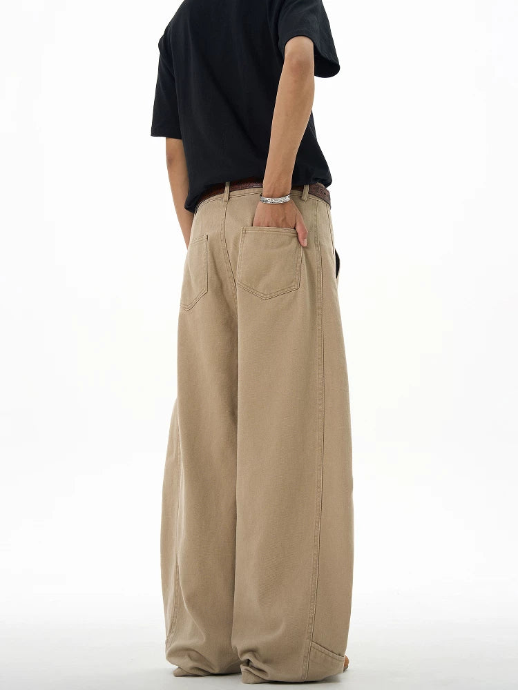 TRUQUEST Vintage Premium Loose Wide Leg Casual Pants