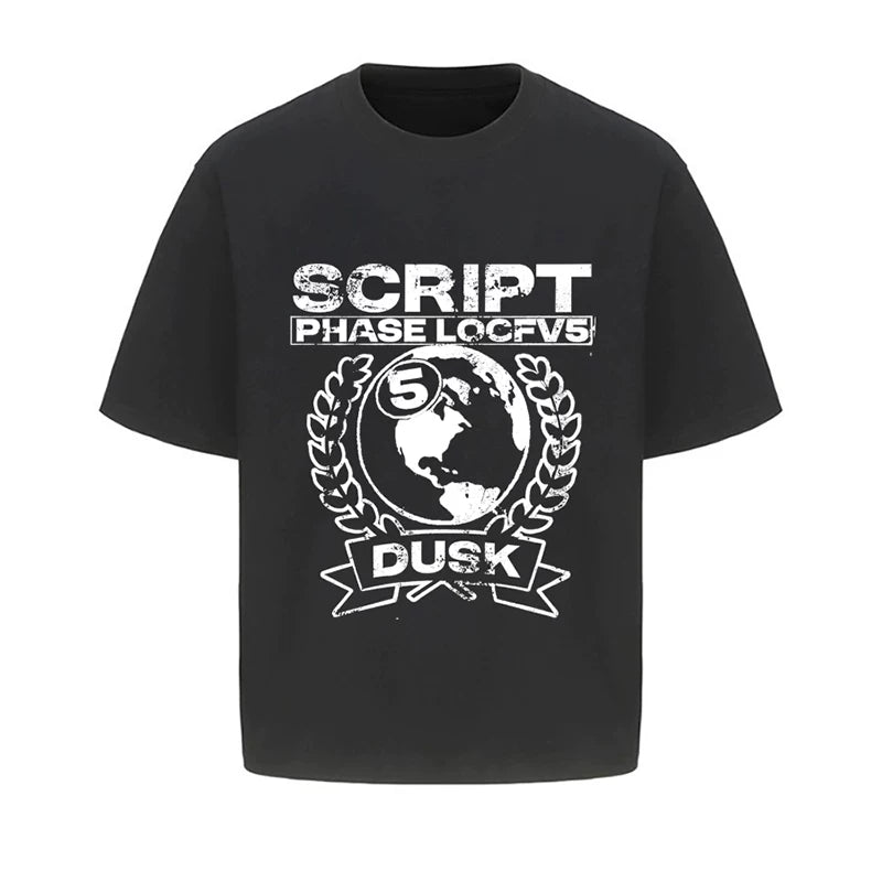TWOMOONS Simple Casual Versatile Tee