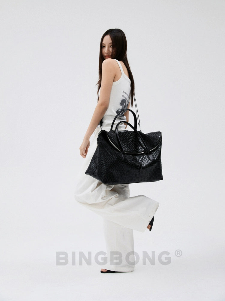 BINGBONG Stylish Commuter Business Trip Large Capacity Shoulder Handbag