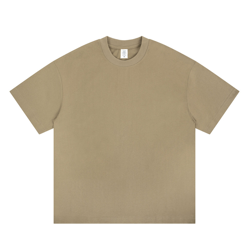 SUPER WAY Loose Crew Neck Versatile Tee