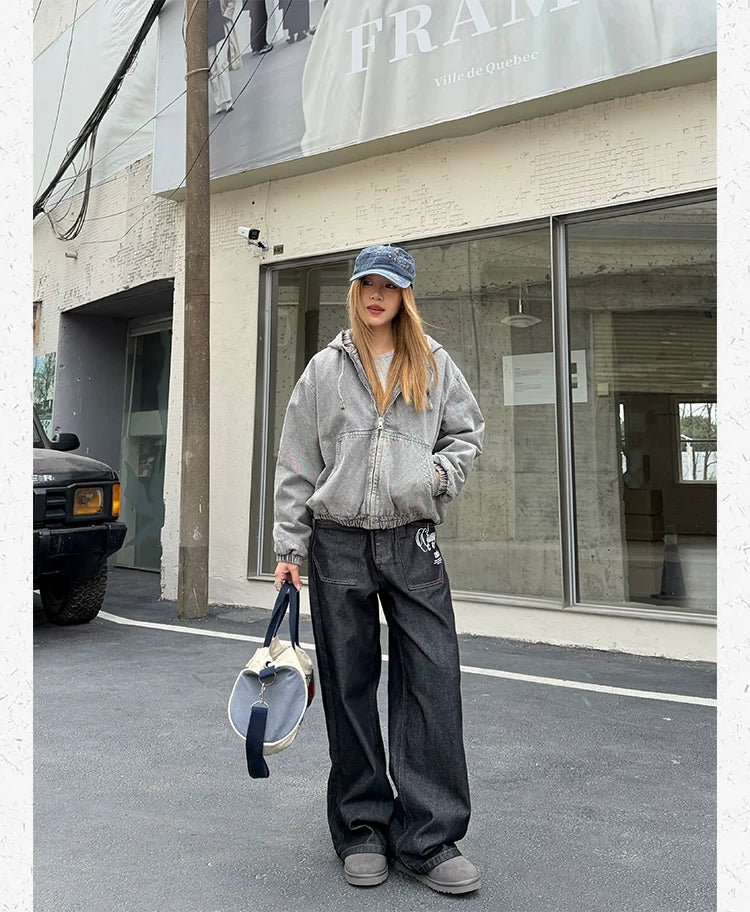 CCYE Straight Casual Loose Jeans