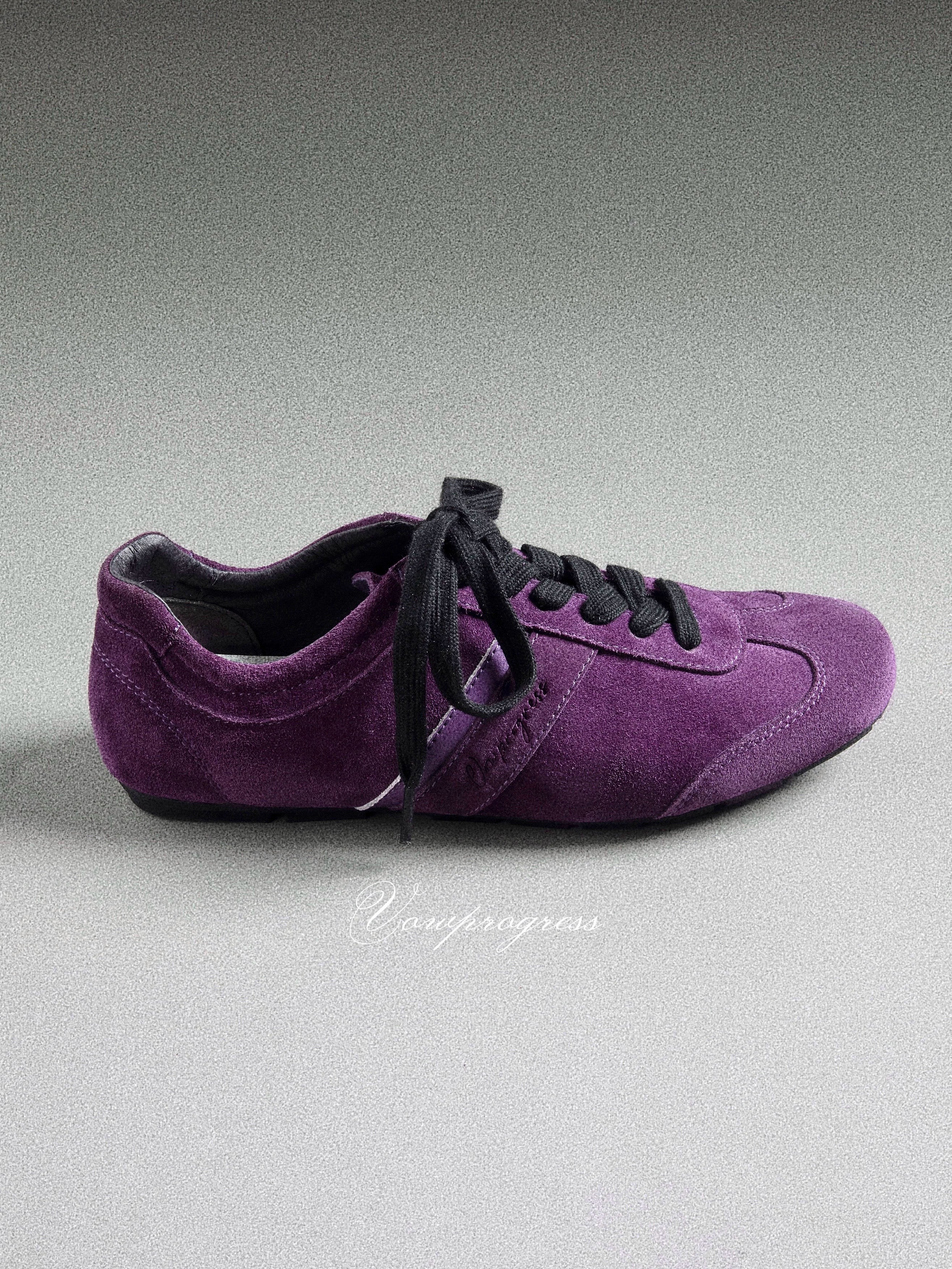 VOWPROGRESS Anti-velvet Calfskin Retro Sneakers
