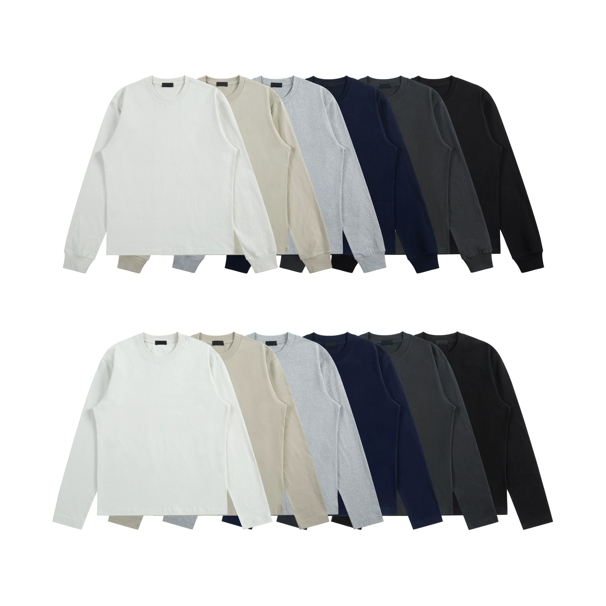 PLUS NO LOGO Soft Waxy Comfortable Warm Base Long Sleeve Tee