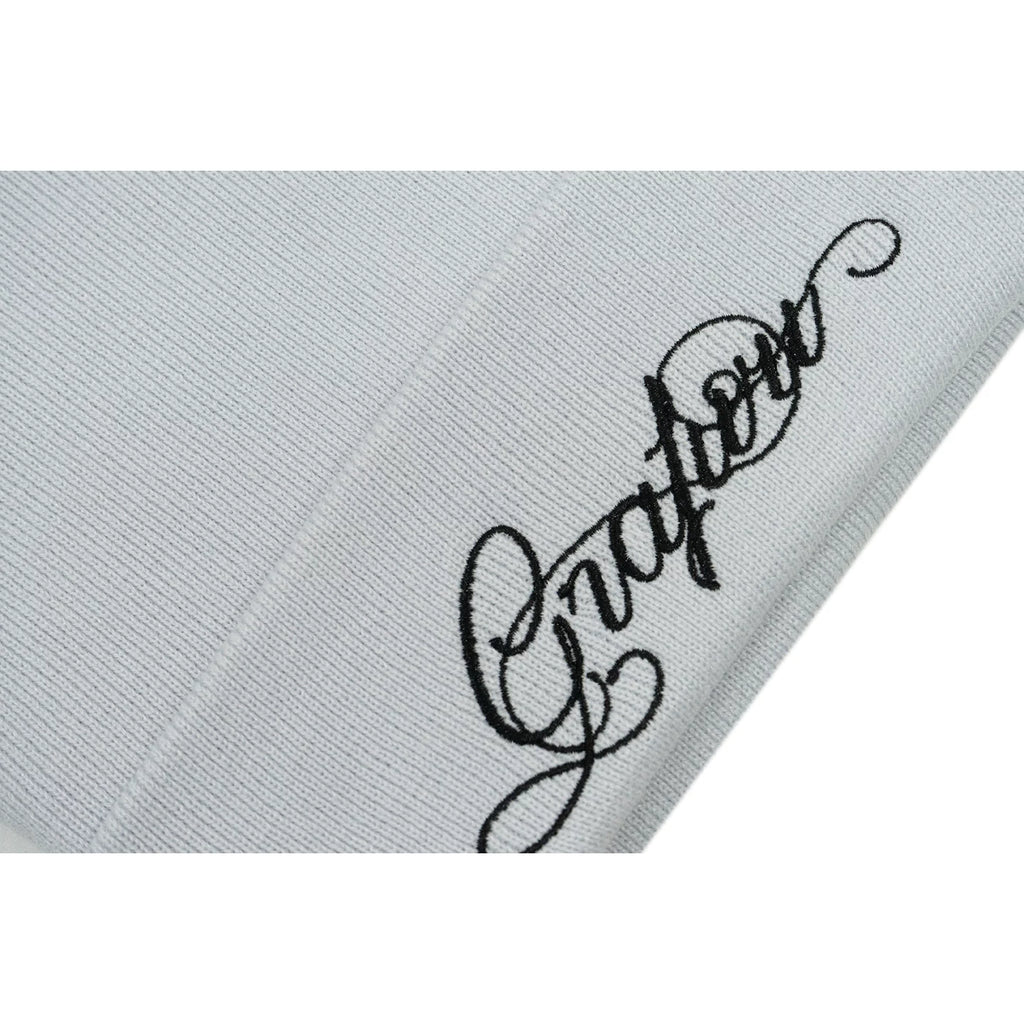 GRAF Alphabet Rhinestone Comfort Wool Knitted Cap