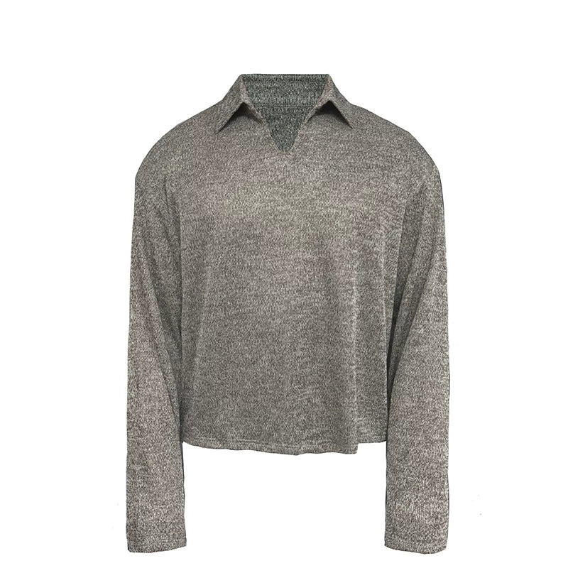 JCAESAR V-neck Versatile Long Sleeve