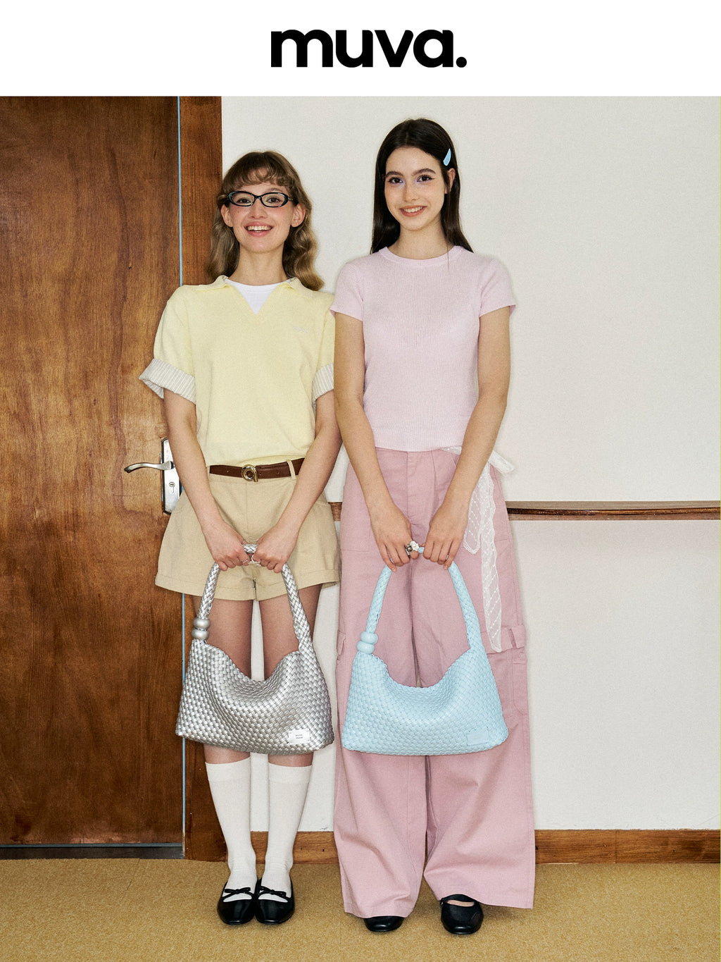 MUVA Lazy Knitted Underarm Shoulder Bag