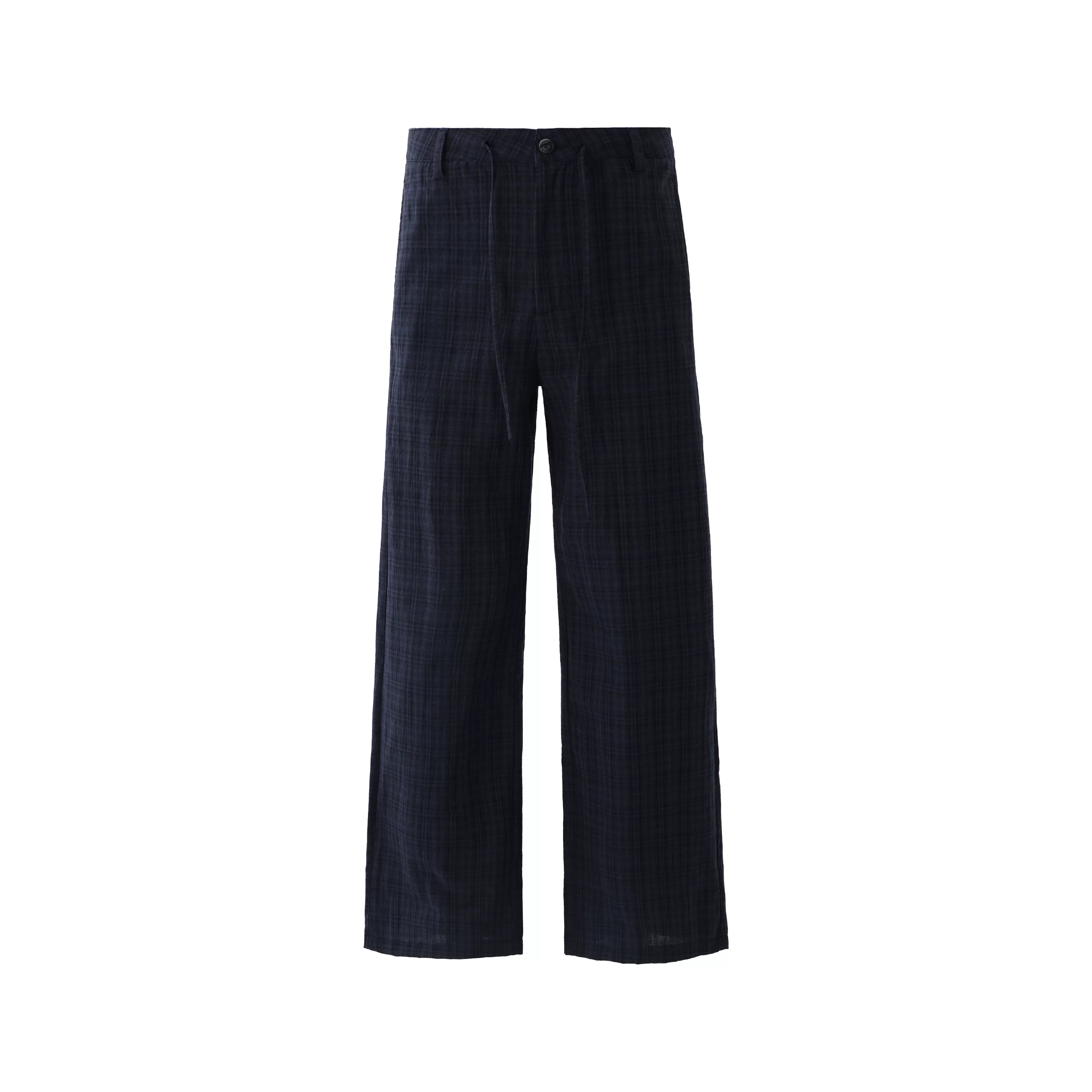 ZOZOFOREST Lazy Plaid Versatile Casual Pants