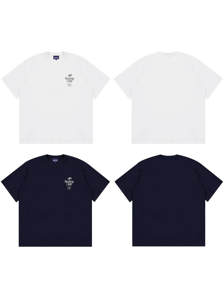Loopsoon Basic Creative Printing Loose Tee