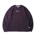 Battles Embroidery Contrast Printing Crew Neck Long Sleeve
