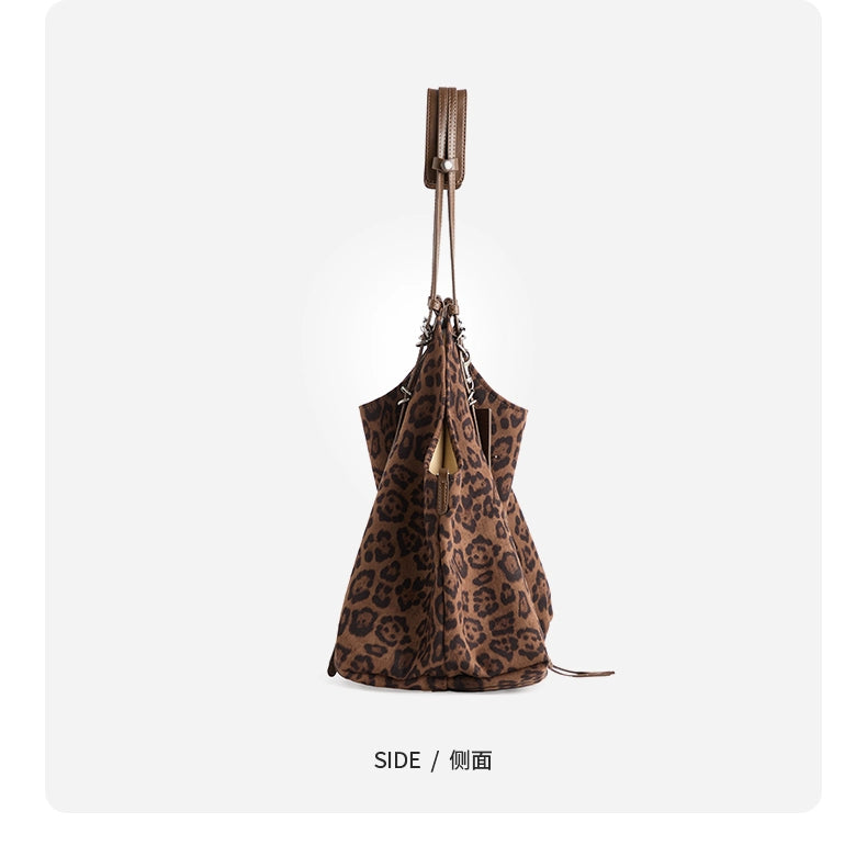 JACD Slack Leopard Print Tote Bag