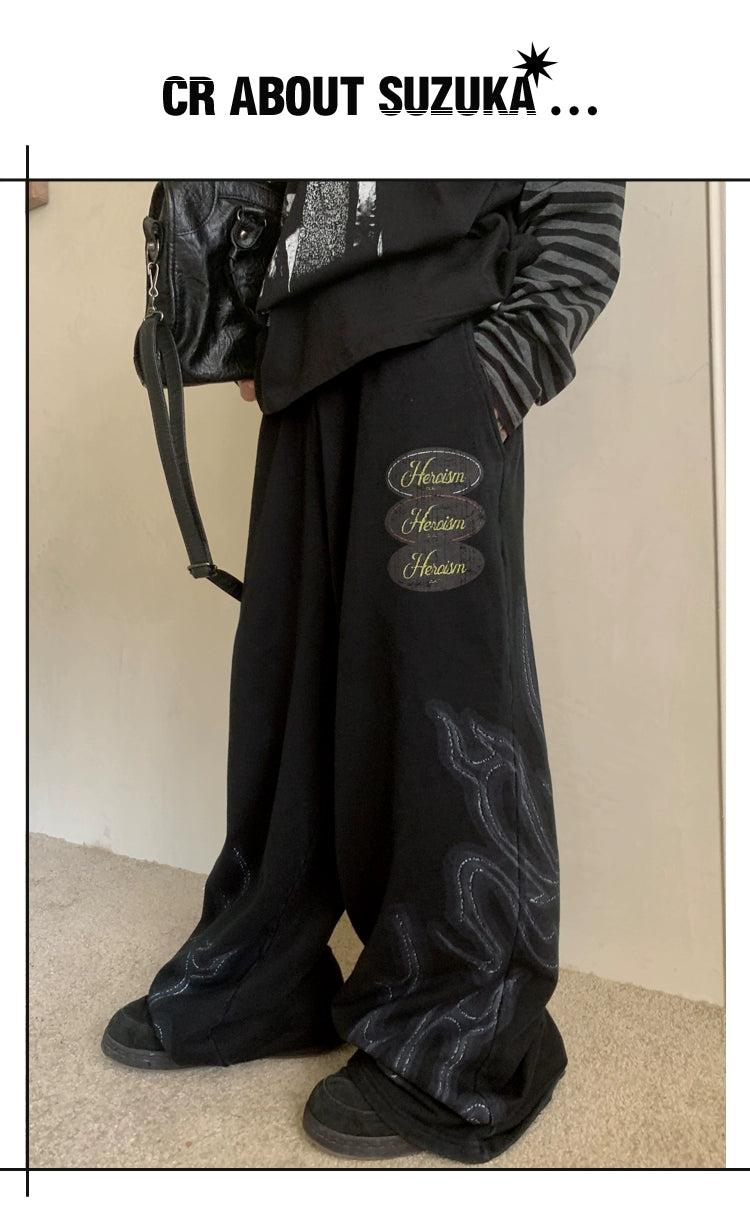POH Flame Racing Theme Sweatpants