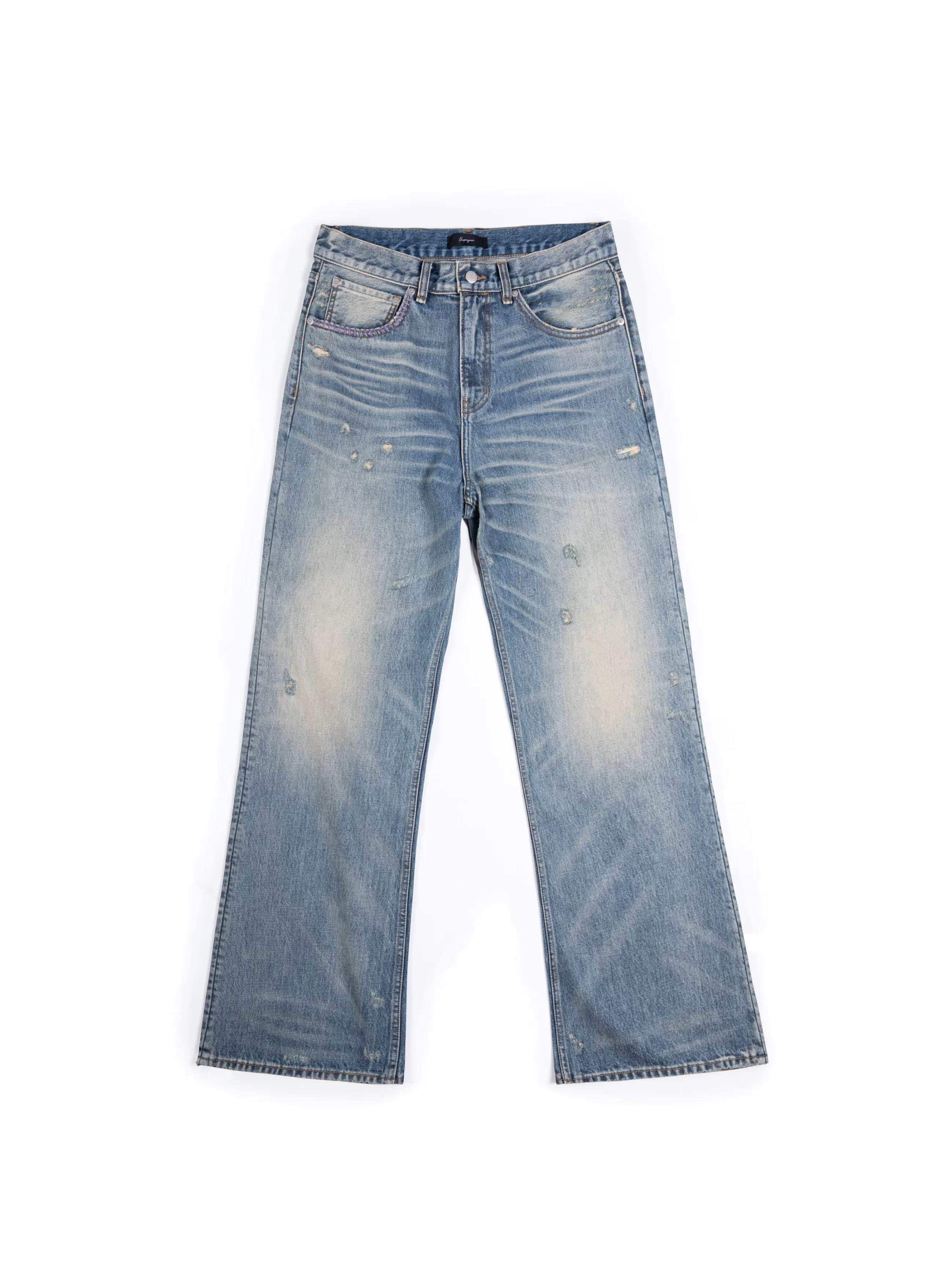 VOWPROGRESS Hand Stitch pocket Jeans