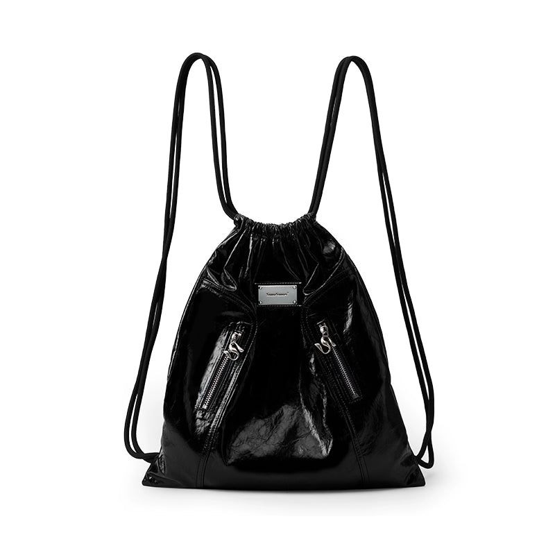 SmoSmos Drawstring Garbage Bag Backpack