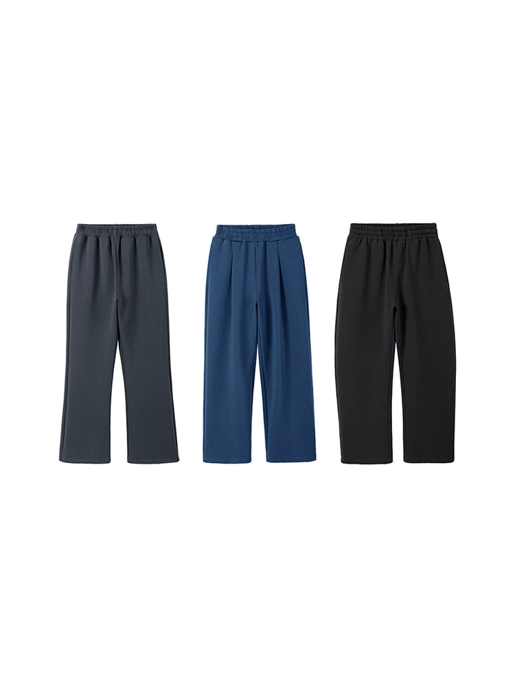 PLUS NO LOGO Lyocell Machete Straight Trousers