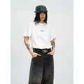 PEOPLESTYLE Simple Basic Metal Logo Tee